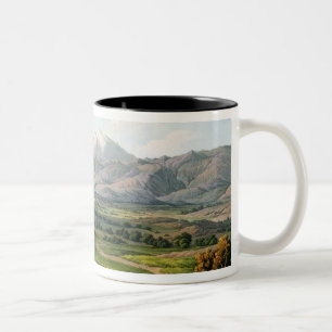 Mount Olympus, as seen between Larissa and Baba, p Two-Tone Coffee Mug