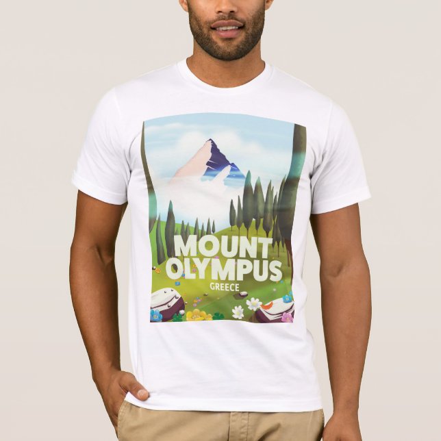 Mount Olympus Greece T-Shirt (Front)
