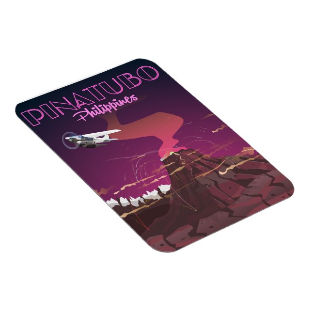 Mount Pinatubo, Philippines Magnet (Right Side)