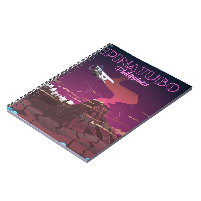 Mount Pinatubo, Philippines Notebook (Left Side)
