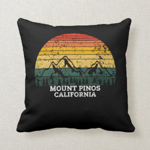 Mount pinos California Throw Pillow