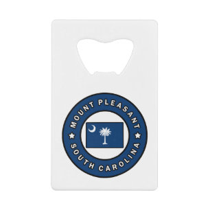 Mount Pleasant South Carolina Credit Card Bottle Opener