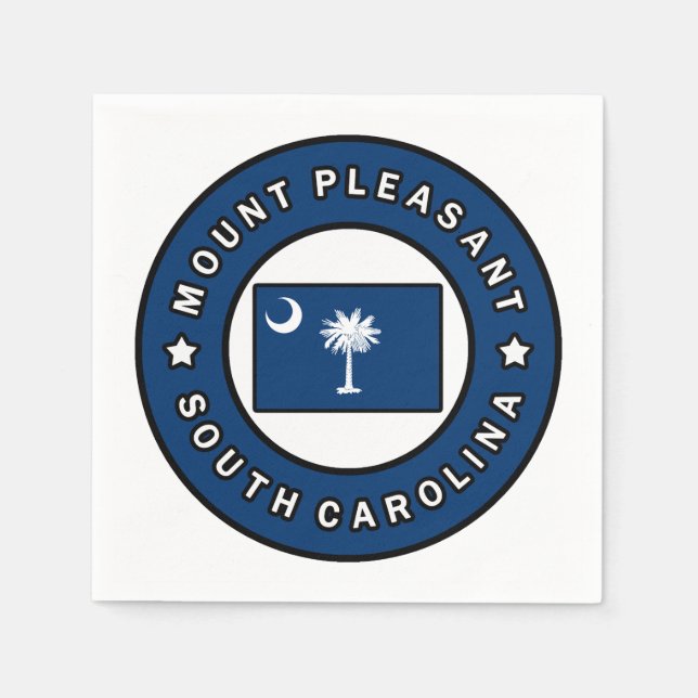 Mount Pleasant South Carolina Napkin (Front)