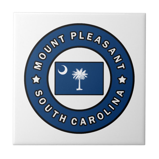 Mount Pleasant South Carolina Tile (Front)
