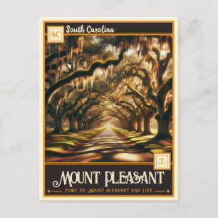 Mount Pleasant, South Carolina   Vintage Postcard