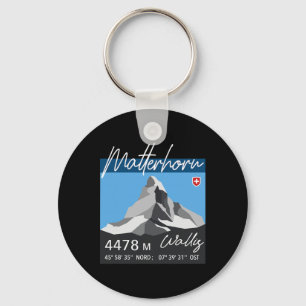 Mount Problemhorn Switzerland Hike Climb Hiking Sk Keychain
