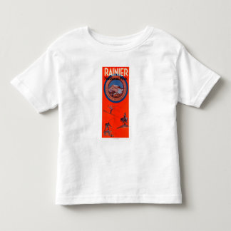 Mount Rainier Advertising Poster Toddler T-shirt