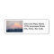 Mount Rainier Alpenglow Return Address