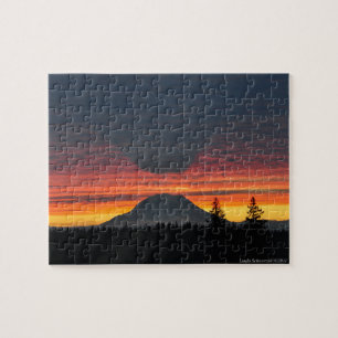 Mount Rainier and its Shadow Jigsaw Puzzle