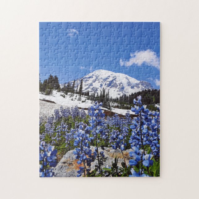 Mount Rainier at Paradise Point Jigsaw Puzzle (Vertical)