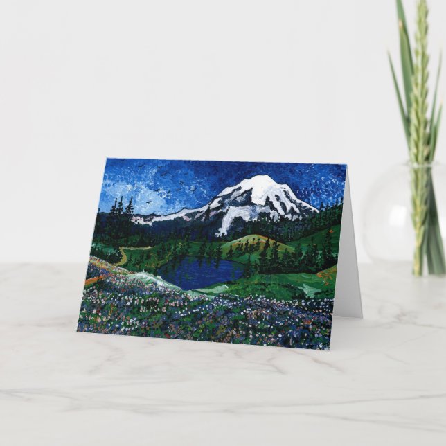 Mount Rainier Card (Front)