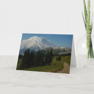 Mount Rainier from the Sourdough Ridge Trail Card