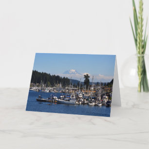 Mount Rainier in Gig Harbour, WA Card