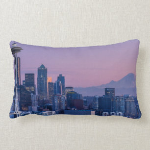 Mount Rainier in the background. Lumbar Pillow