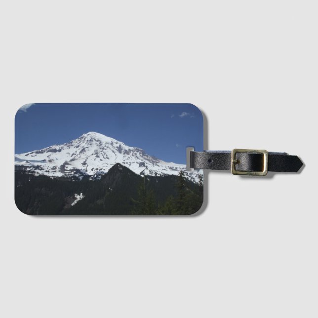 Mount Rainier Luggage Tag/ Card Slot Tag (Front Horizontal)