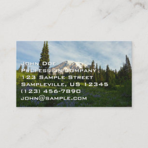 Mount Rainier Morning Light Business Card