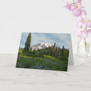Mount Rainier Morning Light Card