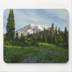 Mount Rainier Morning Light Mouse Pad