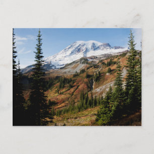 Mount Rainier National Park, autumn Postcard