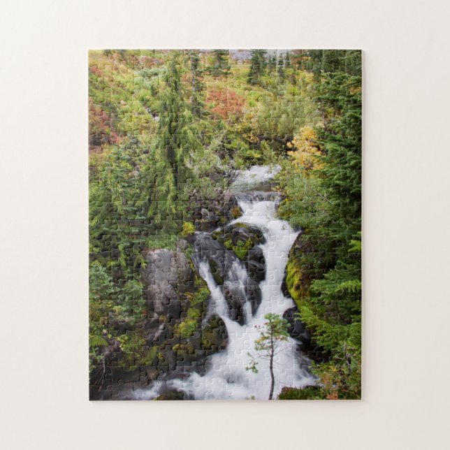 Mount Rainier National Park, autumn stream Jigsaw Puzzle (Vertical)