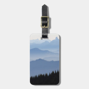 Mount Rainier National Park   Cascade Mountains Luggage Tag