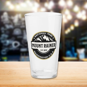 Mount Rainier National Park High-altitude Emblem Glass