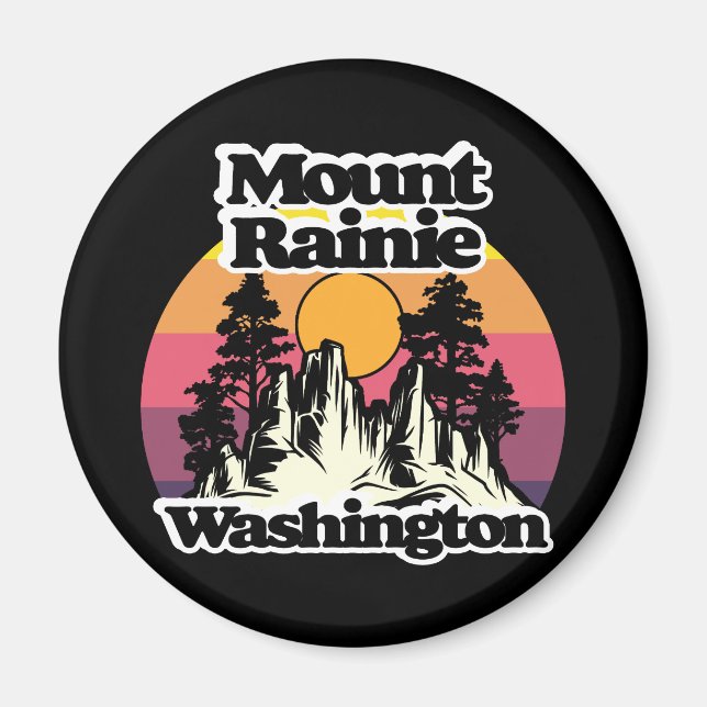 Mount Rainier National Park Magnet (Front)