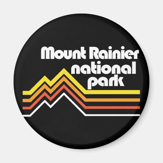 Mount Rainier,National Park Magnet (Front)