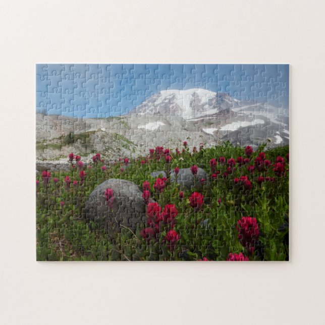 Mount Rainier National Park, Mount Rainier 1 Jigsaw Puzzle (Horizontal)