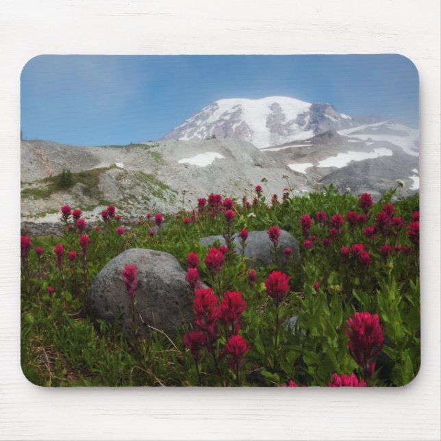 Mount Rainier National Park, Mount Rainier 1 Mouse Pad (Front)