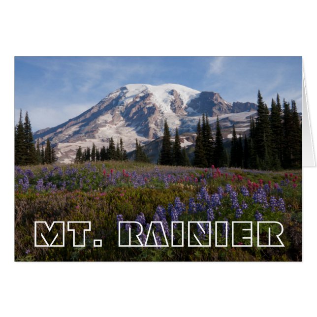 Mount Rainier National Park, Mount Rainier 3 (Front Horizontal)