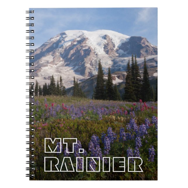 Mount Rainier National Park, Mount Rainier 3 Notebook (Front)
