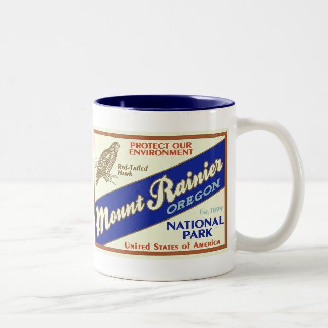 Mount Rainier National Park Mug (Right)
