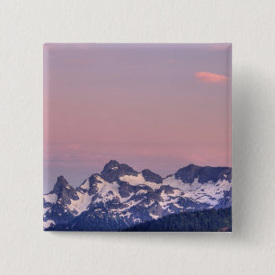 Mount Rainier National Park, Sarvent Glaciers 2 Inch Square Button