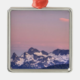 Mount Rainier National Park, Sarvent Glaciers Metal Ornament
