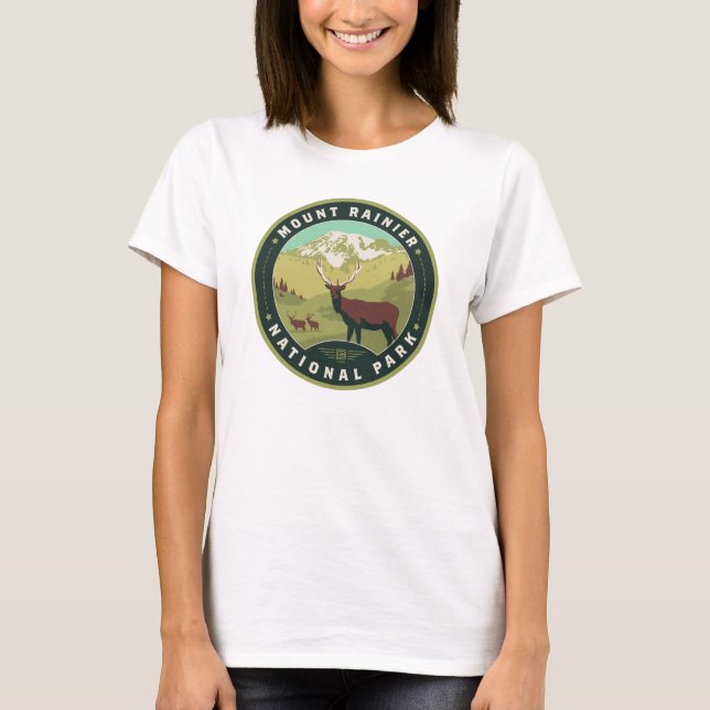 Mount Rainier National Park T-Shirt (Front)
