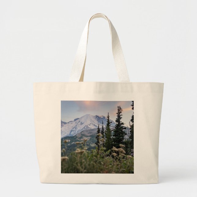 Mount Rainier National Park Tote Bag (Front)