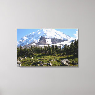 Mount Rainier National Park, WA. Spray Park Canvas Print