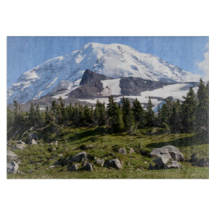 Mount Rainier National Park, WA. Spray Park Cutting Board