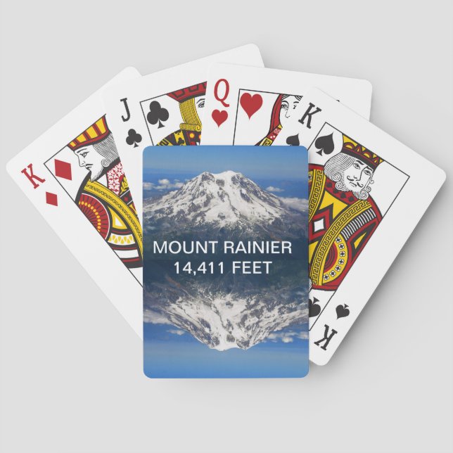 Mount Rainier Playing Cards (Back)