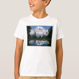 Mount Rainier Reflection in a Mountain Pond T-Shirt