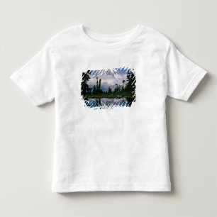 Mount Rainier relected in a mountain tarn Toddler T-shirt