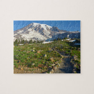 Mount Rainier Skyline Trail View Jigsaw Puzzle