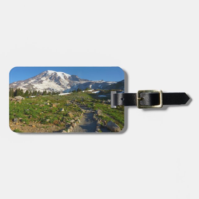 Mount Rainier Skyline Trail View Luggage Tag (Front Horizontal)