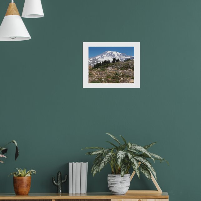 Mount Rainier Subalpine Photographic Poster (Living Room 1)