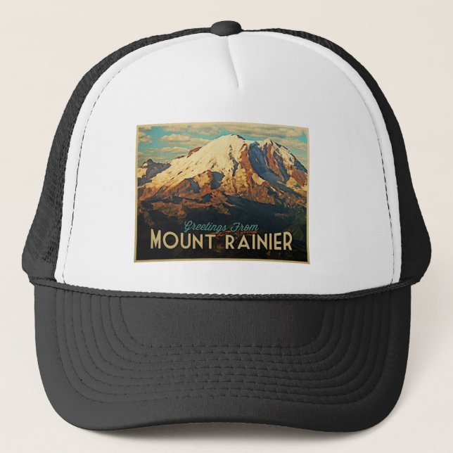 Mount Rainier Trucker Hat (Front)