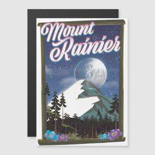 Mount Rainier vacation poster.