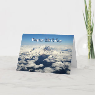 Mount Rainier, Washington, Bonne carte d'anniversa