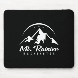 Mount Rainier Washington Ski Resort Skiing Snowboa Mouse Pad