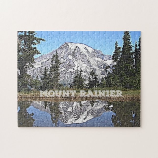 Mount Rainier - Washington State Jigsaw Puzzle (Horizontal)